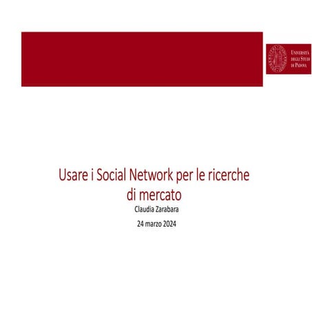 Usare i Social Network per le ricerche di mercato