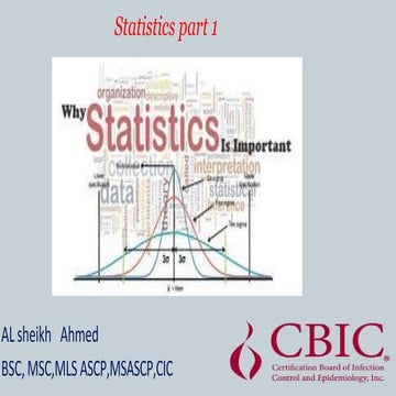 Statistics in research | PPTX