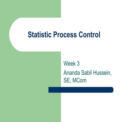 Statistic process control | PPT