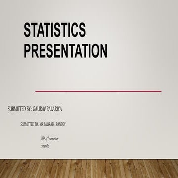 Statistics