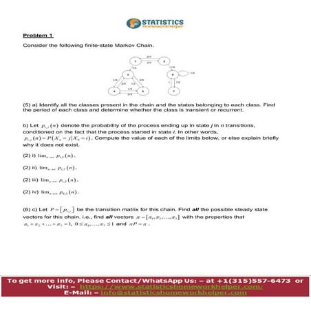 Statistics Homework Help