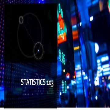 Statistics 103 : Definition ,Limitations, Functions,Applications and Various ...