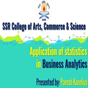application of statistics in business analytics