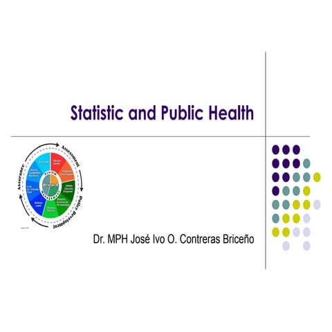 Statistics and Public Health. Curso de Inglés Técnico para profesionales de S...