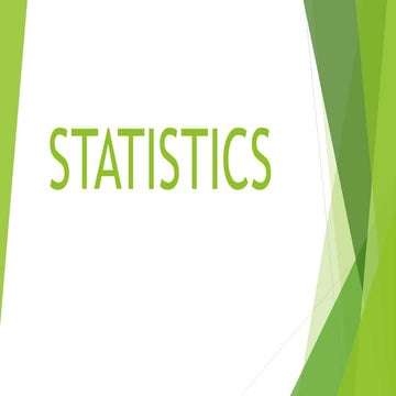 Statistics as a discipline