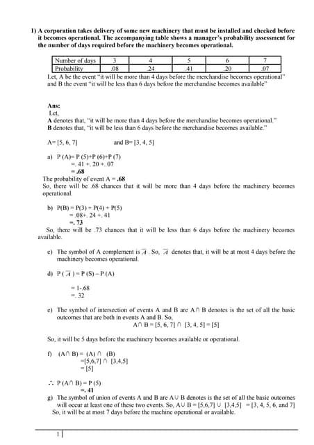 Statistics assignment 4