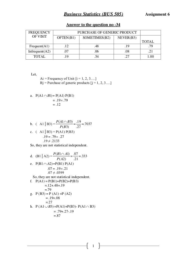 Statistics assignment pdf image