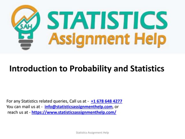 Statistics And Probability Homework Help Probability Assignment Help | PPT