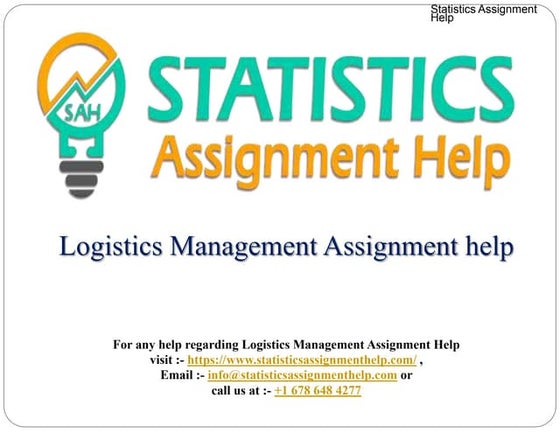 Logistics Management Assignment Help 