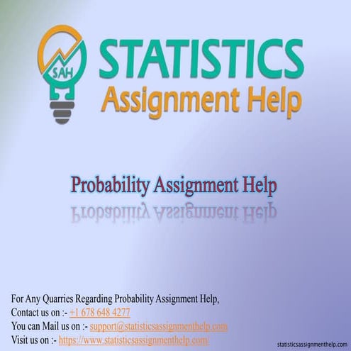 Probability Assignment Help