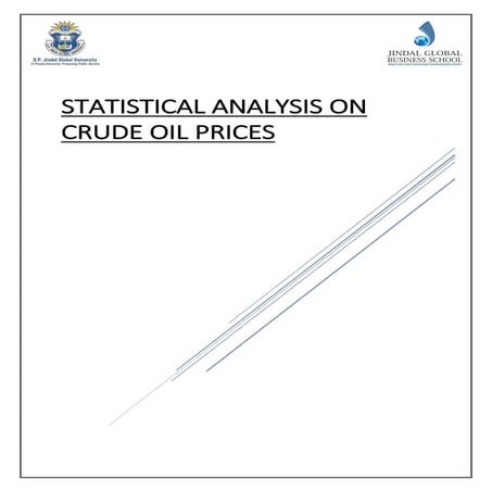 CRUDE OIL - Statistics for Business Management