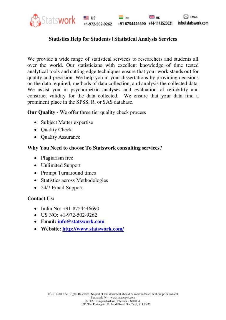 Get 24*7 Statistics Assignment Help For Instant Support statistics help for students
