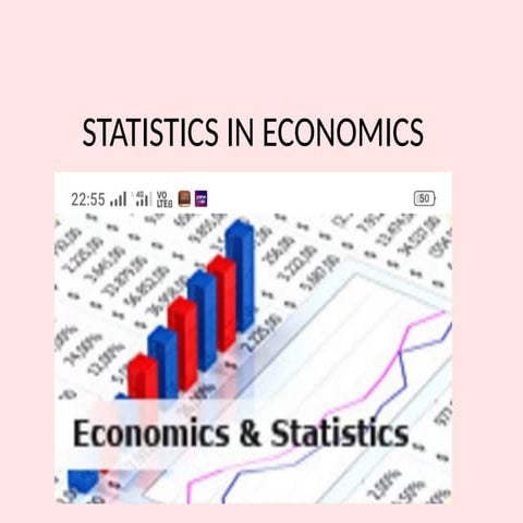 Statistics in Economics power point pres