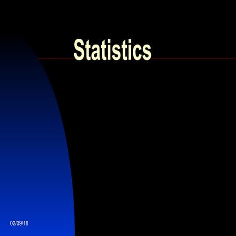 Statistics (math)