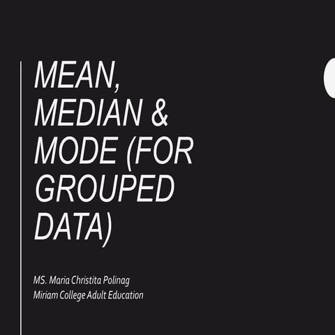 Statistics & probability lesson 8&9