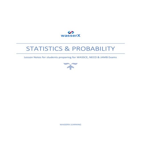 Statistics & Probability 