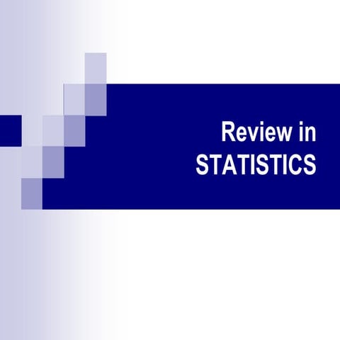 Statistics review | PPTX | Science