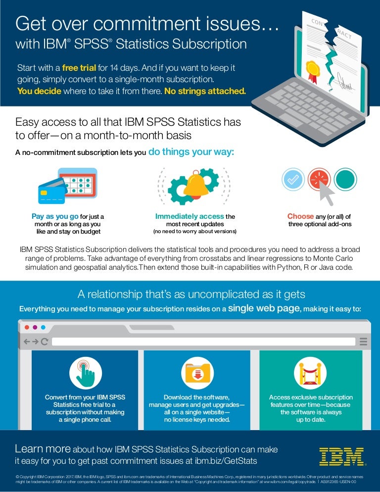 IBM SPSS Statistics Subscription Powerful data analysis