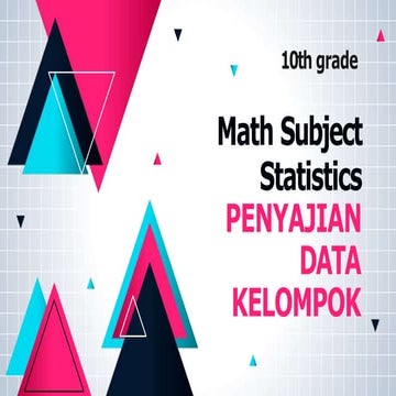 STATISTIKA_PENYAJIAN DATA tunggal dan kelompok.pptx