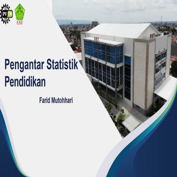 Materi Statistika Pertemuan 1 "Pengantar Statistikk"