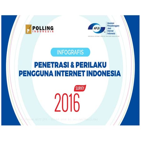 Statistik Pengguna Internet Indonesia 2016