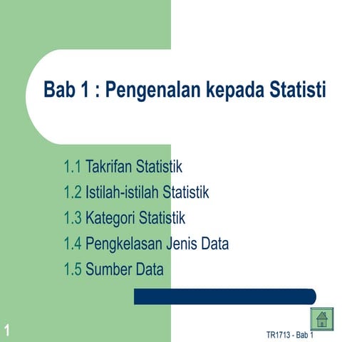 Statistik ppg  bab 1-hantar