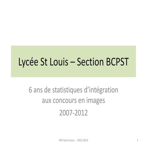 Statistiques lycée st louis-bcpst-2007-2012-v3