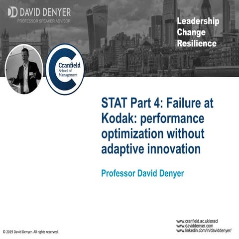 STAT Part 3: Failure at CTO (anonymized) mindful action without performance o...