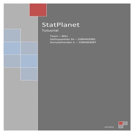 Stat planet - tutorial