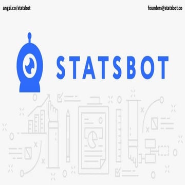 Statsbot Pitch Deck | PDF