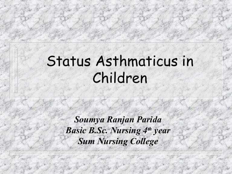 Status asthmaticus