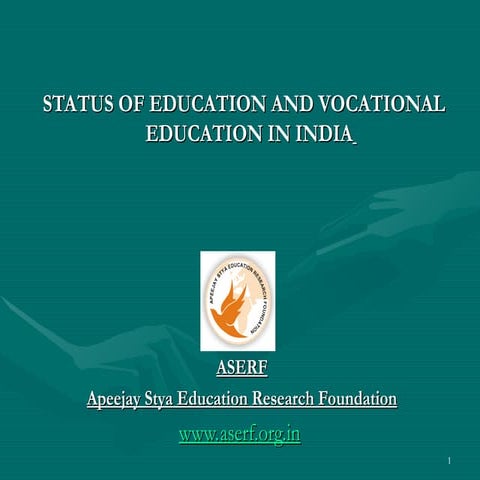 Comprehensive Analysis of Education and Vocational Training Status in ...