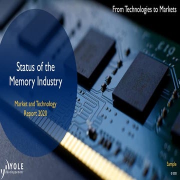 Status of the Memory Industry 2020