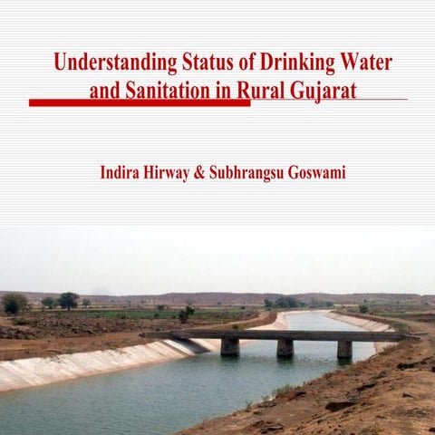 Status of water & sanitation in gujarat ih&sg final
