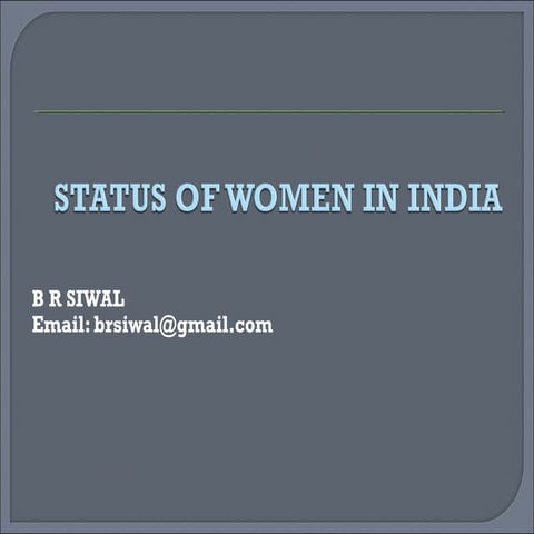 Status of  women  