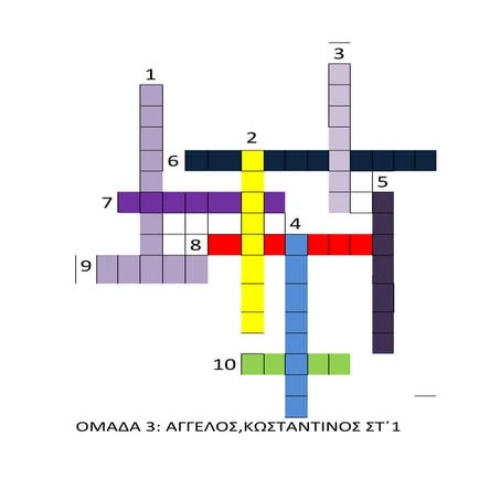 Σταυρόλεξο ΤΠΕ