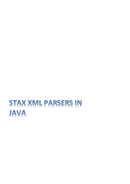 Stax parser