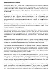 Avoid Scammers On Disabled Dating Personals