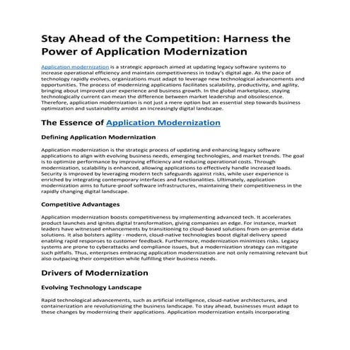 stay ahead of the competition harness the power of application modernization.pdf