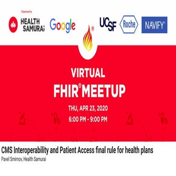 CMS Interoperability and Patient Access final rule and Health Samurai FHIR pl...