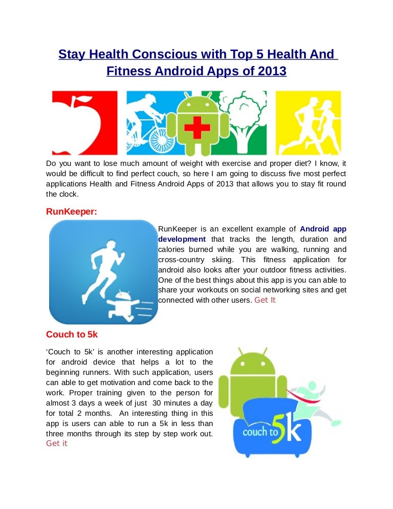 Stay Health Conscious With Top 5 Health And Fitness Android Apps Of 2
