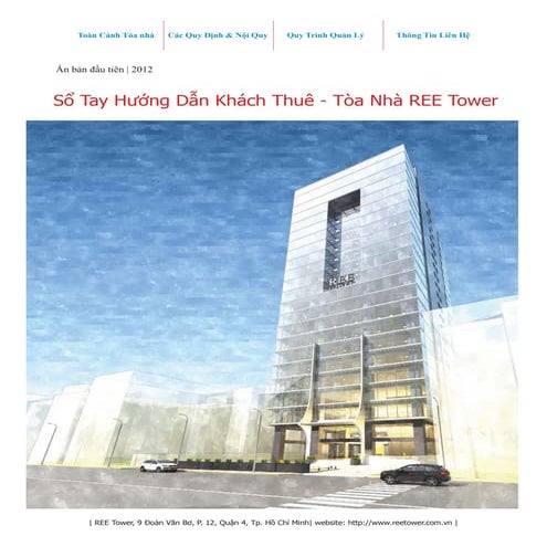 Sổ tay hướng dẫn khách thuê   tòa nhà ree tower