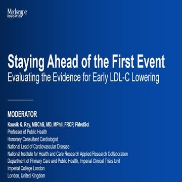 Staying Ahead of the First Event - Evaluating the Evidence for Early ...