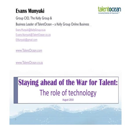 Staying ahead of the war for talent