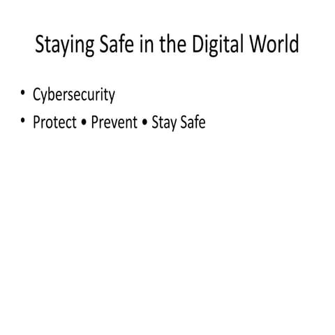 Cybersecurity Basics: How to Stay Safe Online and Avoid Digital Threats ...