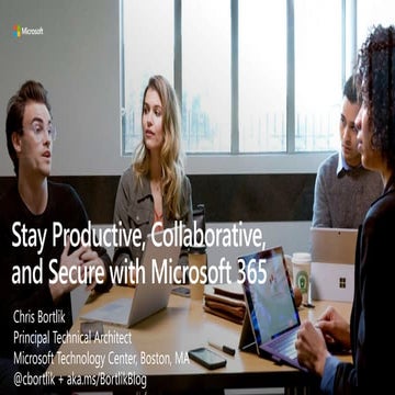 Stay Productive, Collaborative, and Secure with Microsoft 365