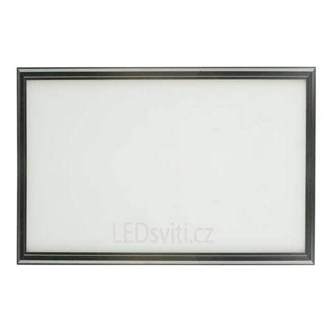 Stříbrný podhledový LED panel 300 x 600mm 30W bílá 4500K