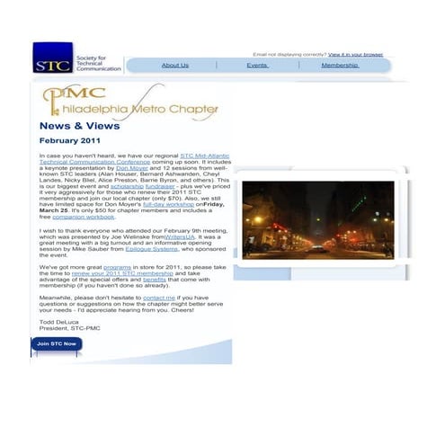 STC PMC Newsletter 2011-02