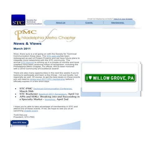 STC PMC Newsletter 2011-03