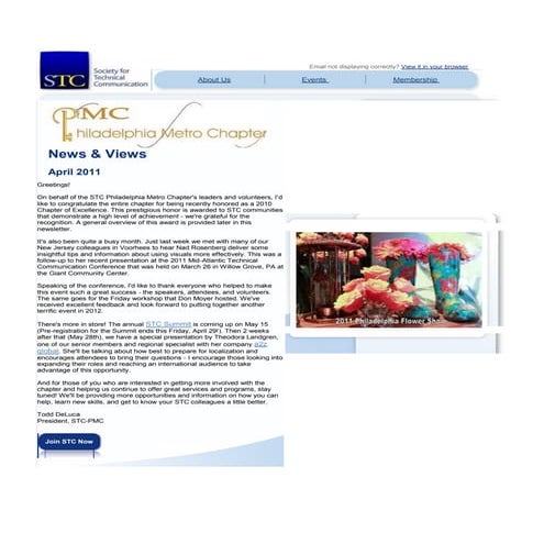STC PMC Newsletter 2011-04